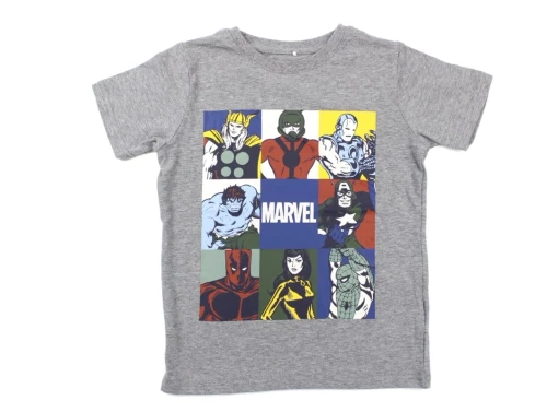 Name It t-shirt grey melange Marvel